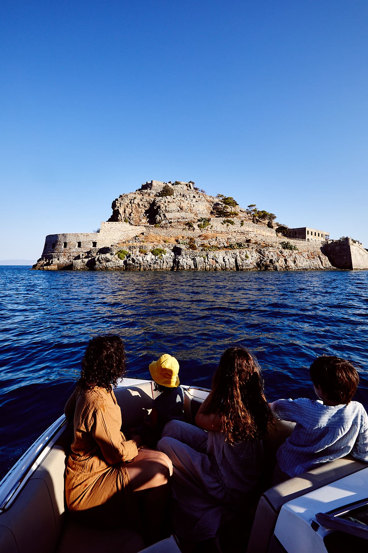 L'ilôt-forteresse de Spinalonga, Crète, Grèce