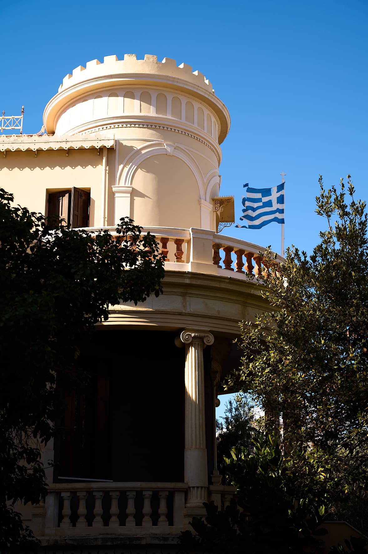 Facade néoclassique de Halepa