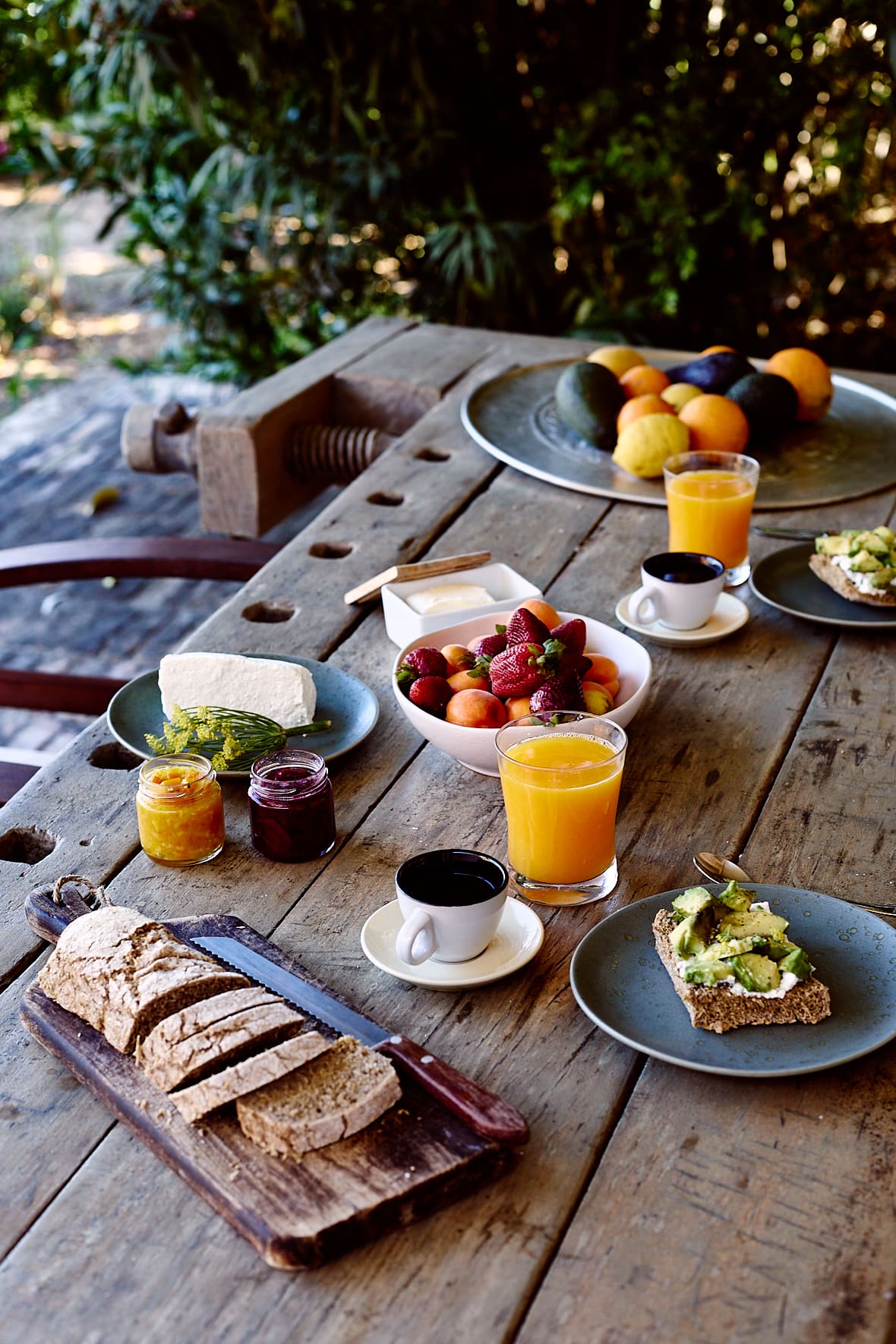 Petit déjeuner bio au Methohi Kindelis, La Canée (Chania), Crète