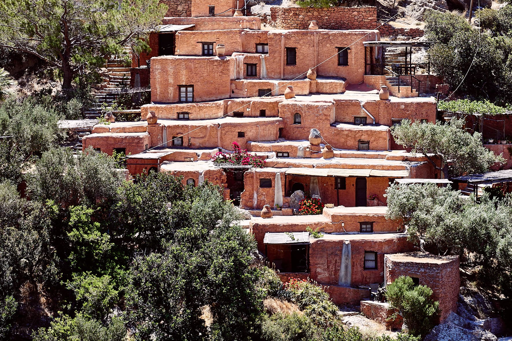 Ecovillage d'Aspropotamos, Crète