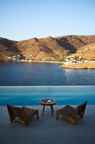 L'hôtel Yfēs à Kythnos, Grèce