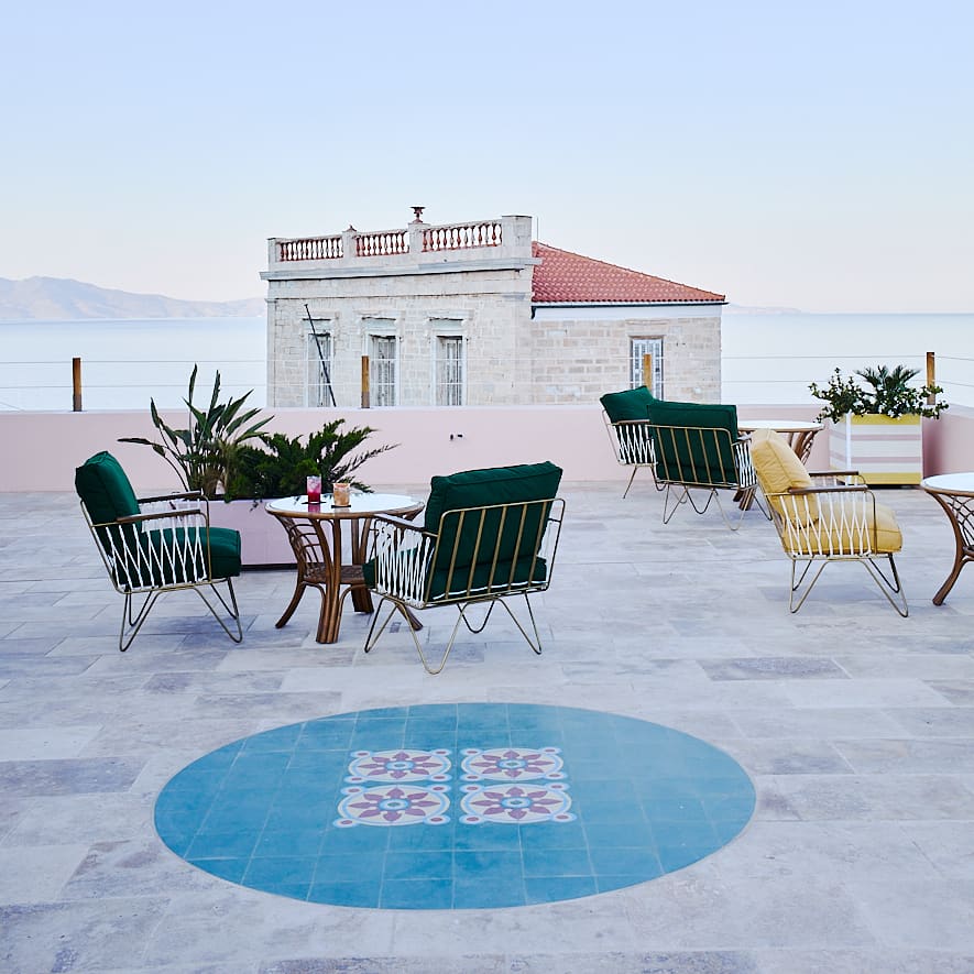 Hôtel Aristide à Syros, Grèce