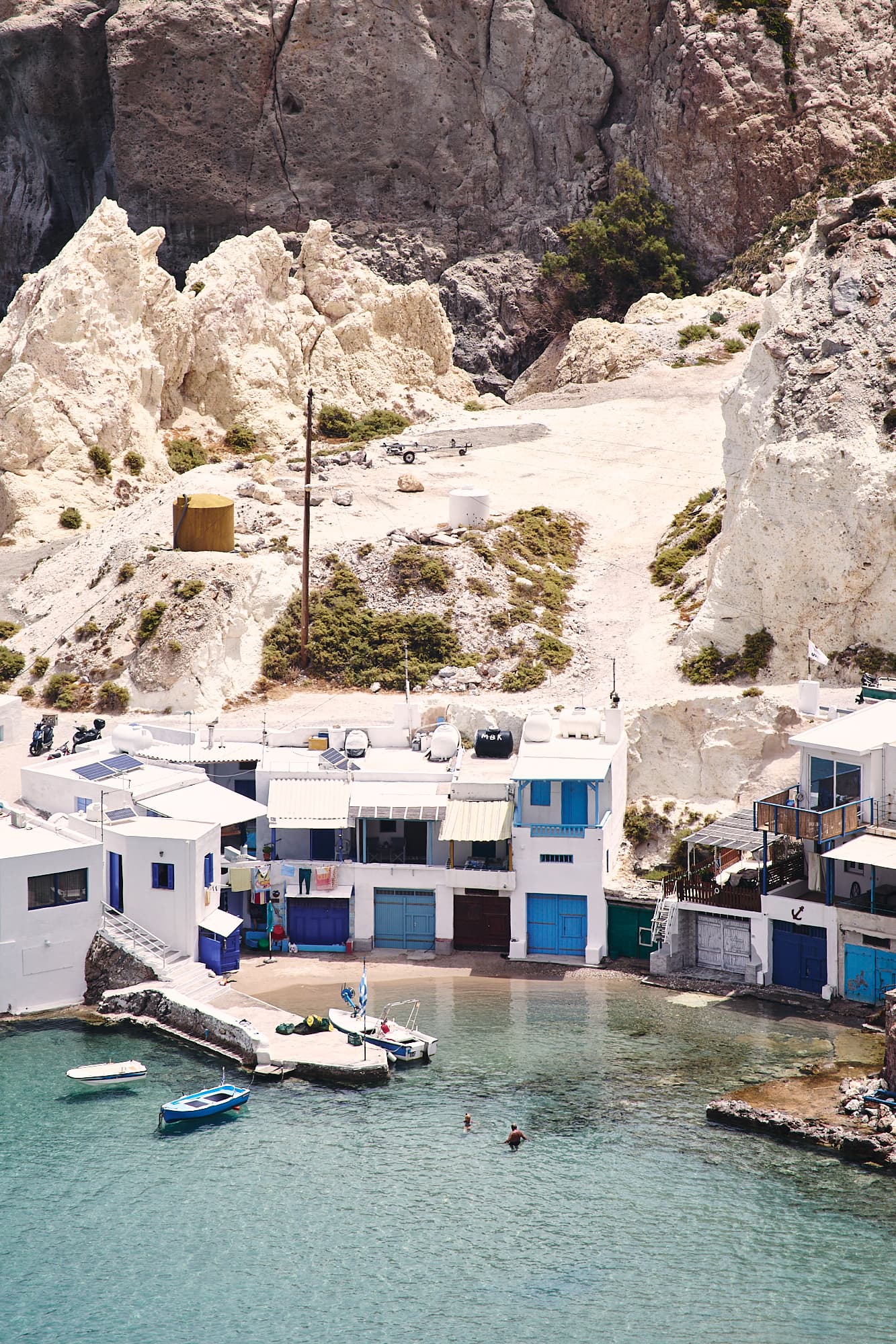 Garages à bateau de Firopotamos