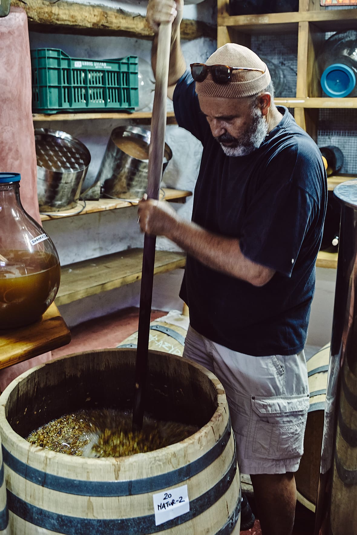 Giorgos Xidakis, Xidakis Microwinery, Mykonos, Grèce