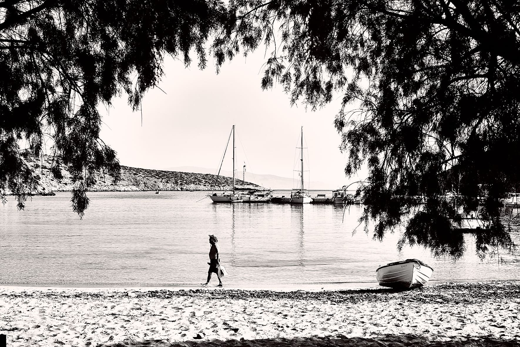Le port, Iraklia, Petites Cyclades, Grèce