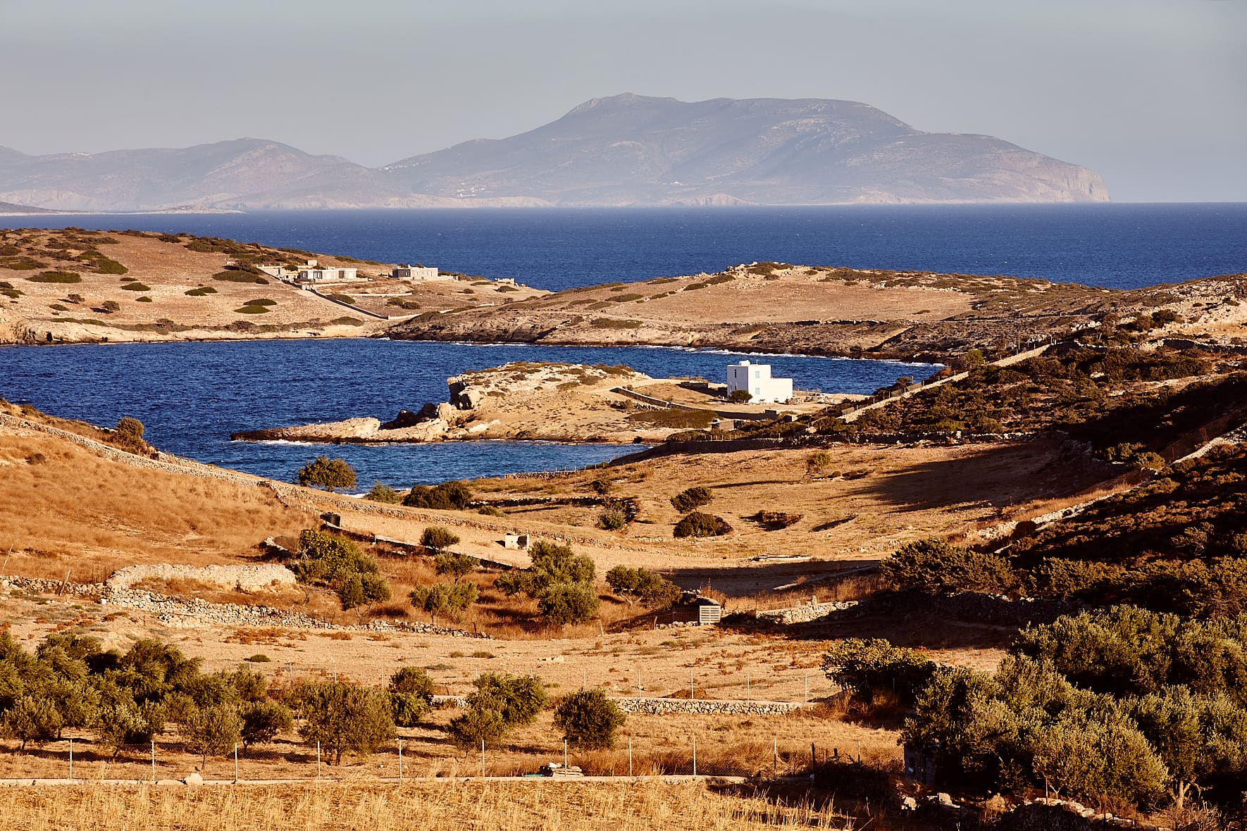 Vue sur Amorgos, Schinoussa, Petites Cyclades, Grèce