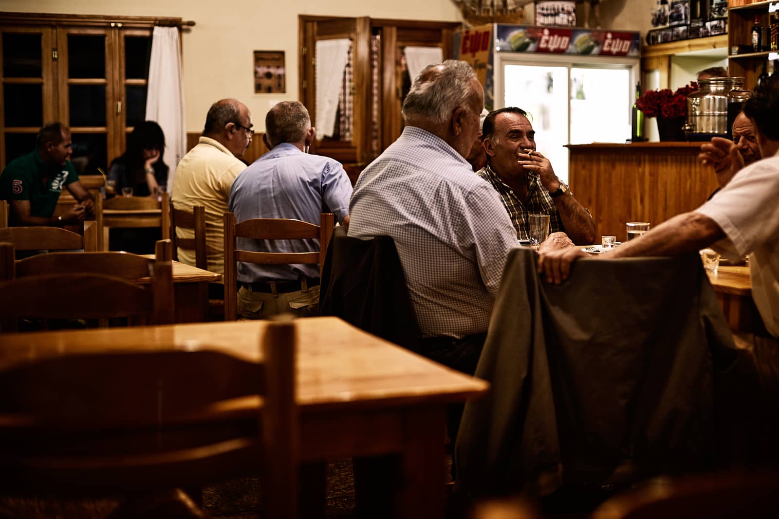 Taverne Angelos à Vouvousa, Pinde, Epire, Grèce