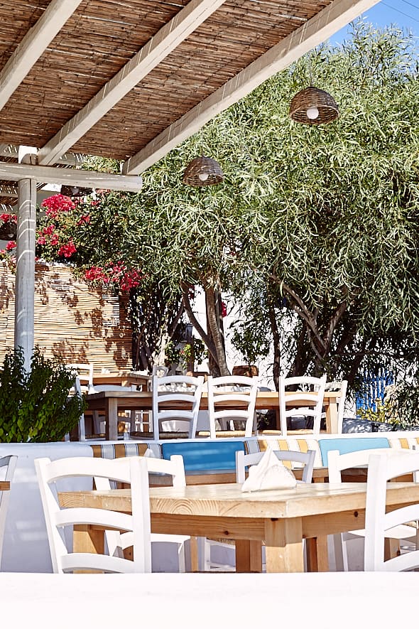 Taverne Avli à Donoussa, Grèce