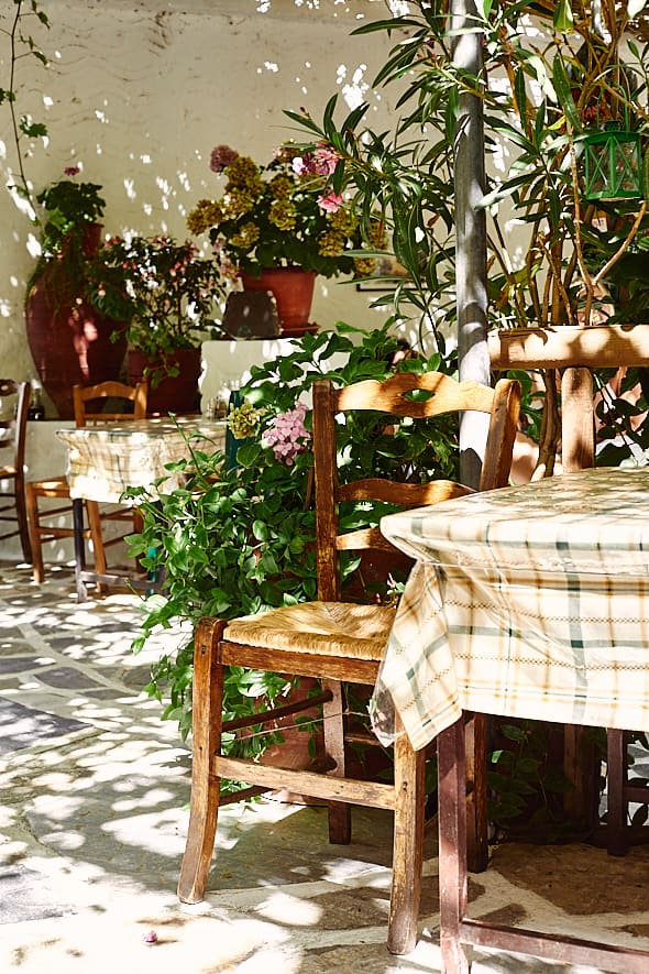 . Taverne Platsa à Naxos, Grèce