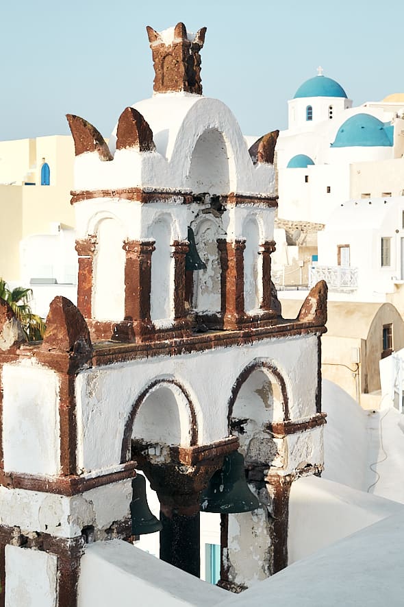 Santorin | Clocher d'église à Oia