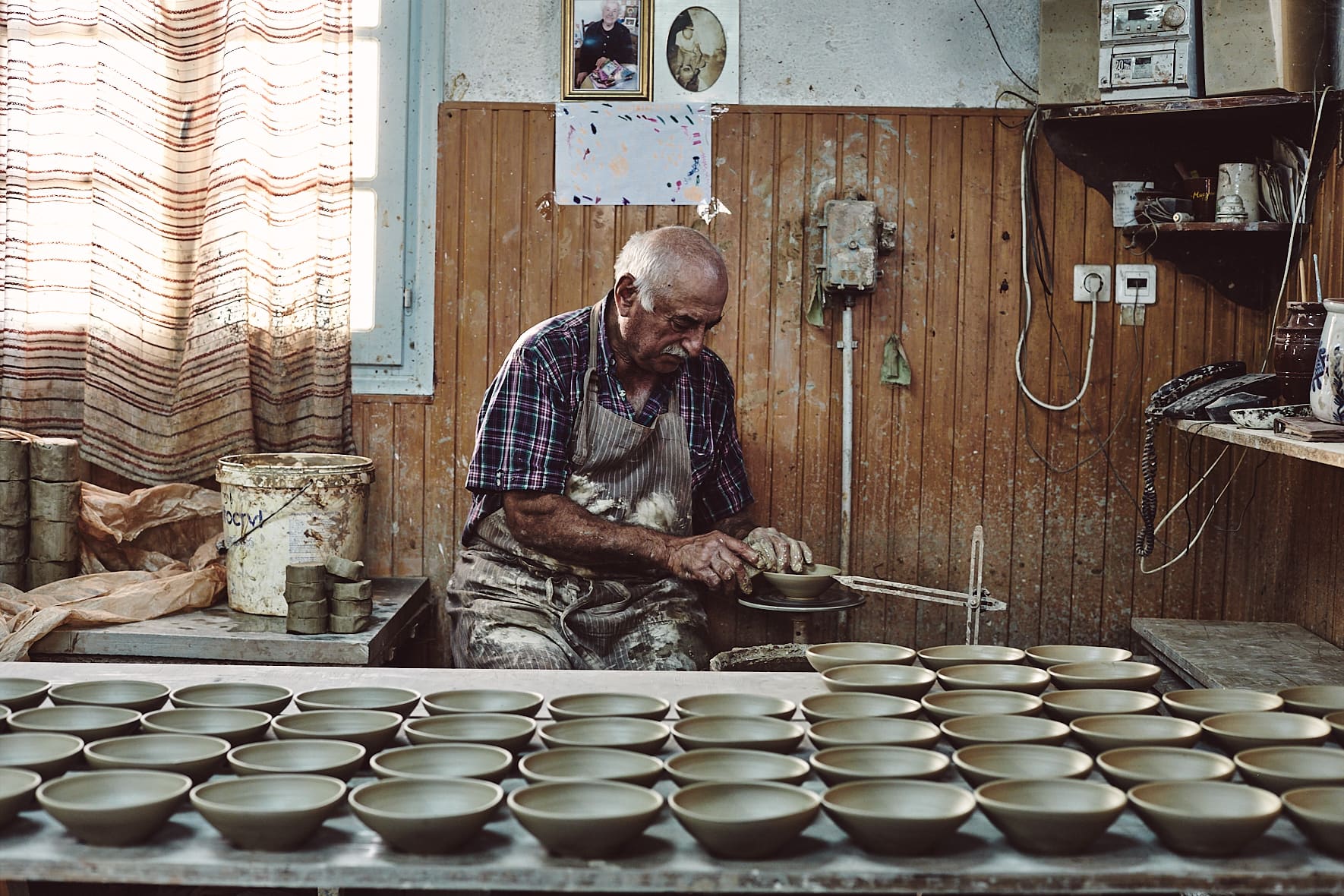 Atelier de céramique Lempesis à Artemonas