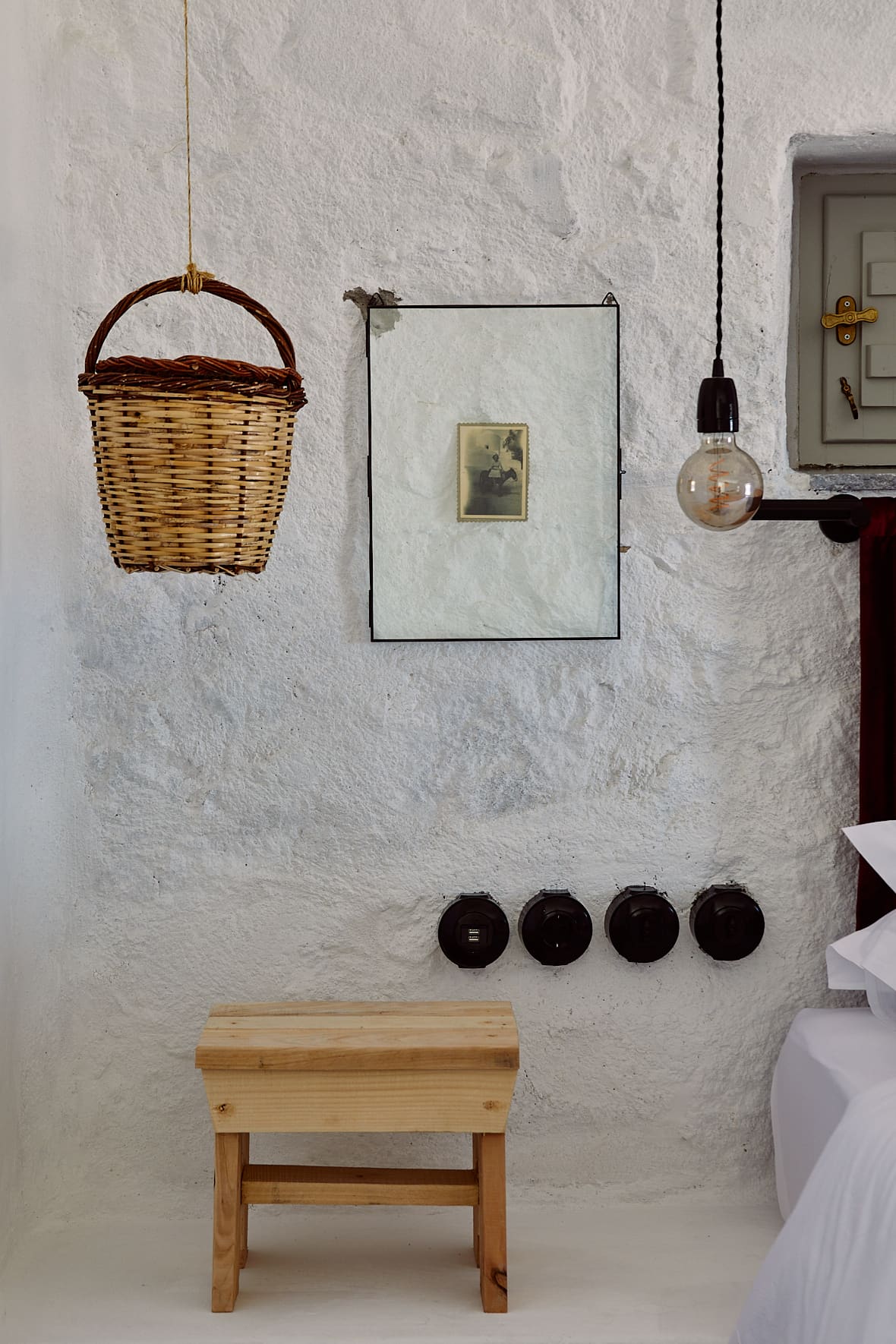 La villa Santa Irini à Thirasia, Santorin, Grèce