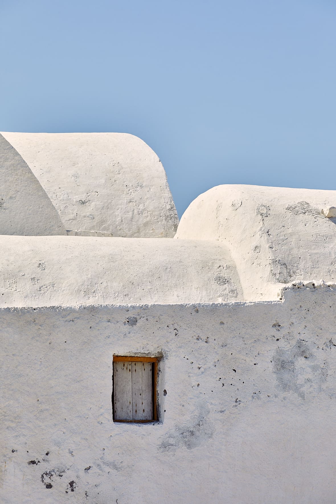 La villa Santa Irini à Thirasia, Santorin, Grèce