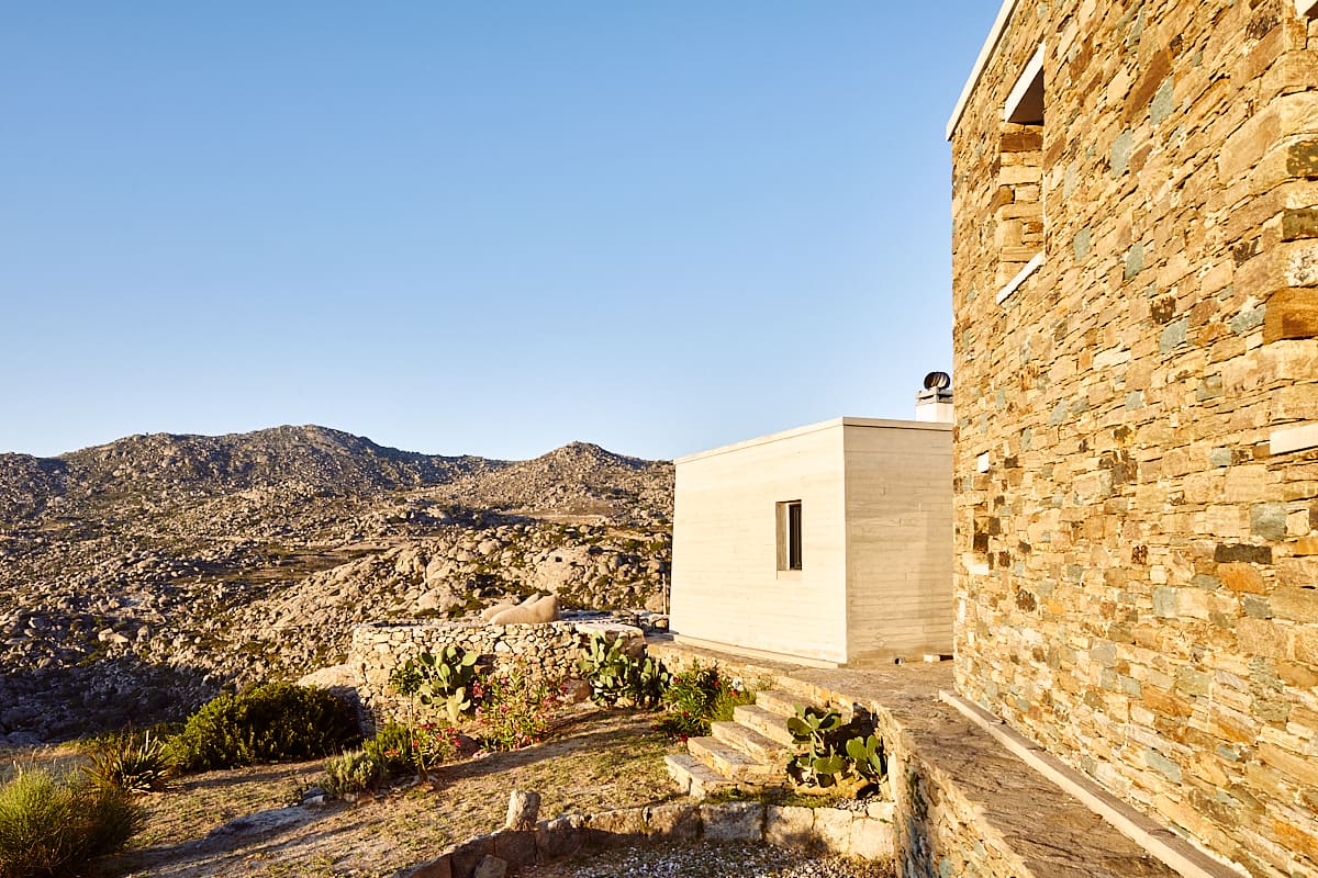 Une villa à Tinos, Architectural Oasis à Volax