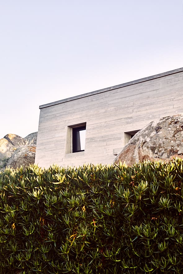 La villa Architectural Oasis à Volax, Tinos. 