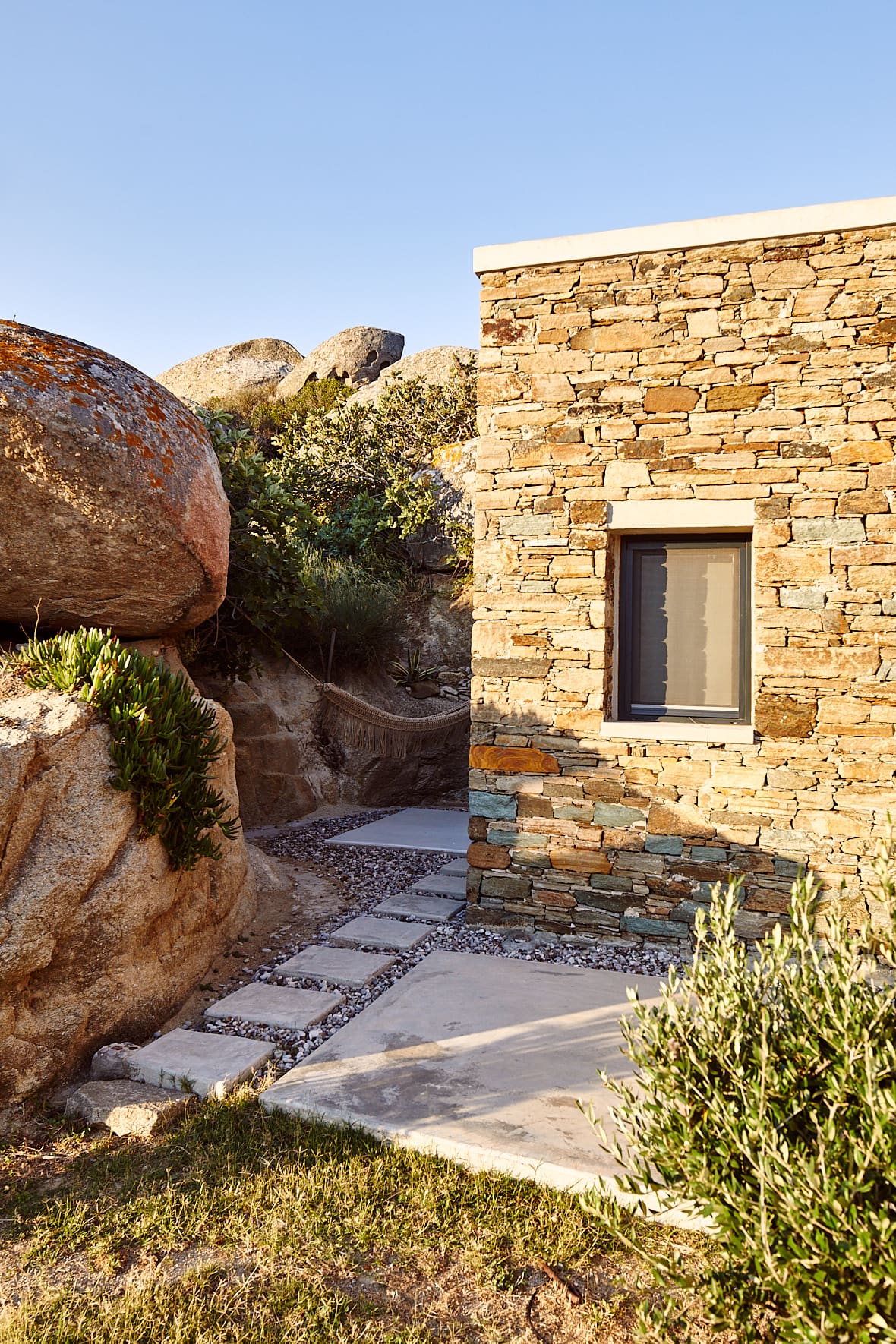 La villa Architectural Oasis à Volax, Tinos