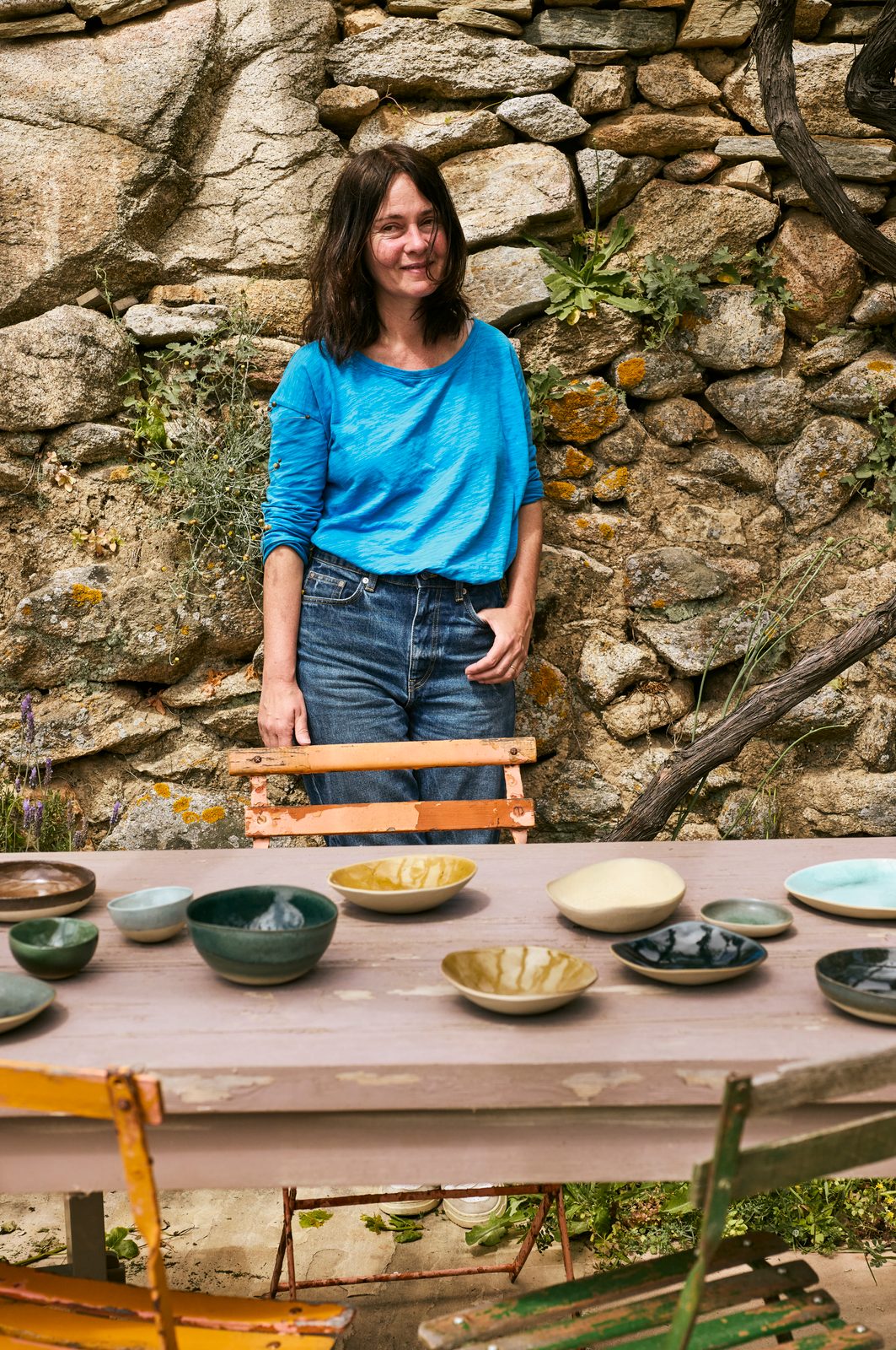 La céramiste Sabrina Binda, Tinos