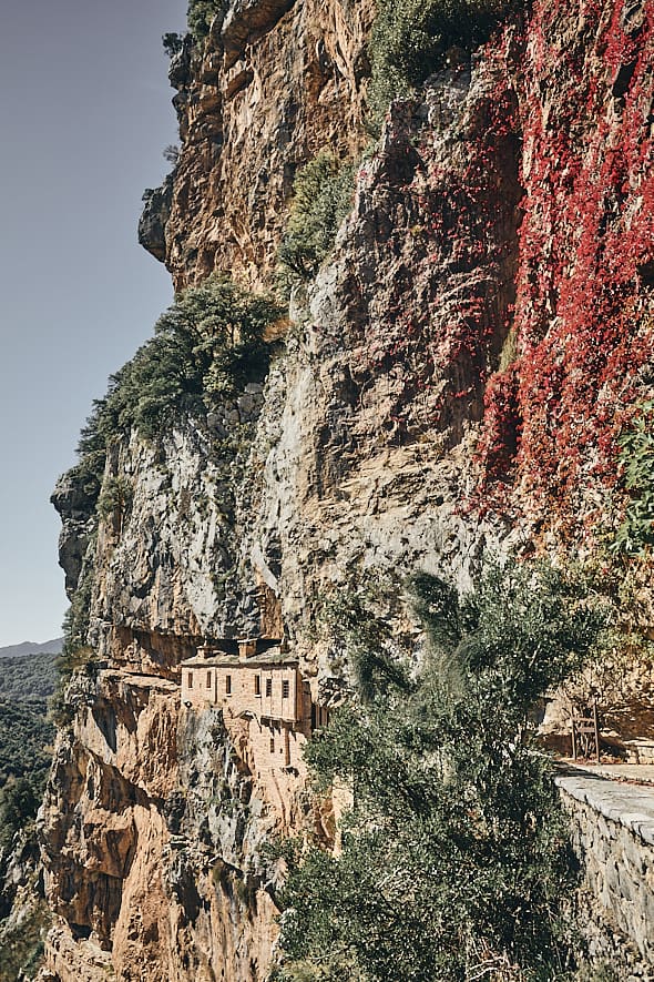 Le monastère de Kipinas, Tzoumerka, Grèce