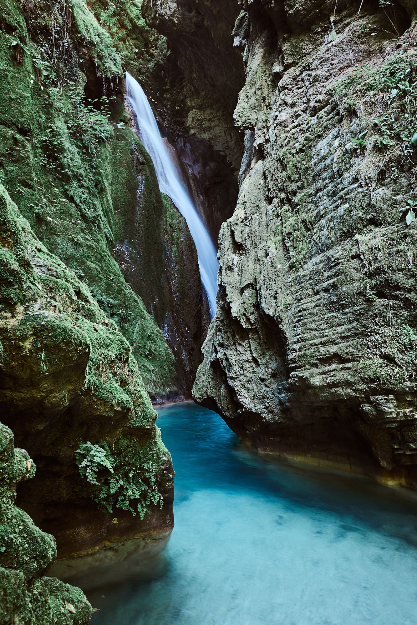 La chute de Klifkis sur les rives de l'Arachtos